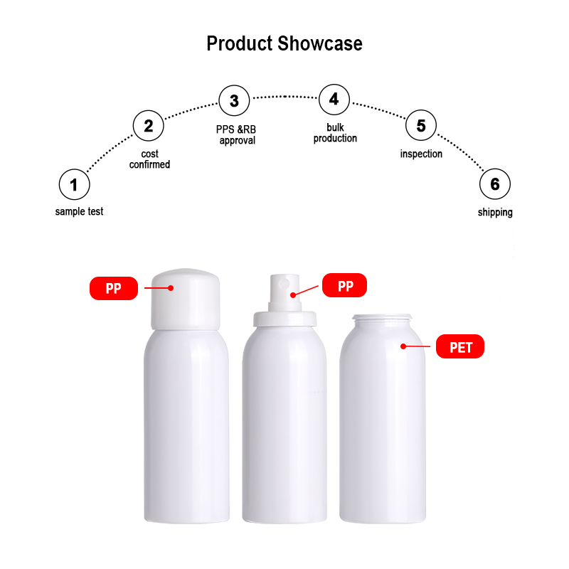 Empty PET spray Bottle product show