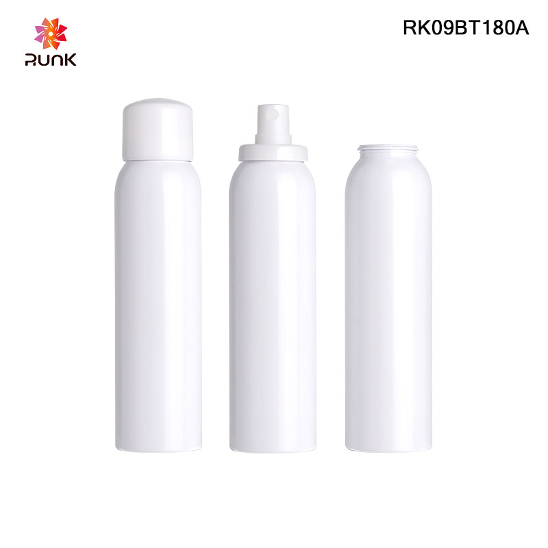 white cosmetic spray bottles