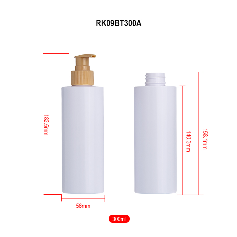 300ml body wash bottle detail
