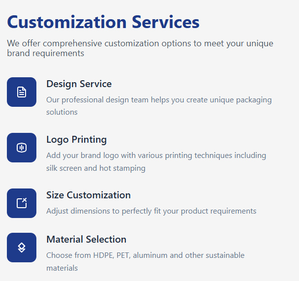 cosmetic bottles and jars