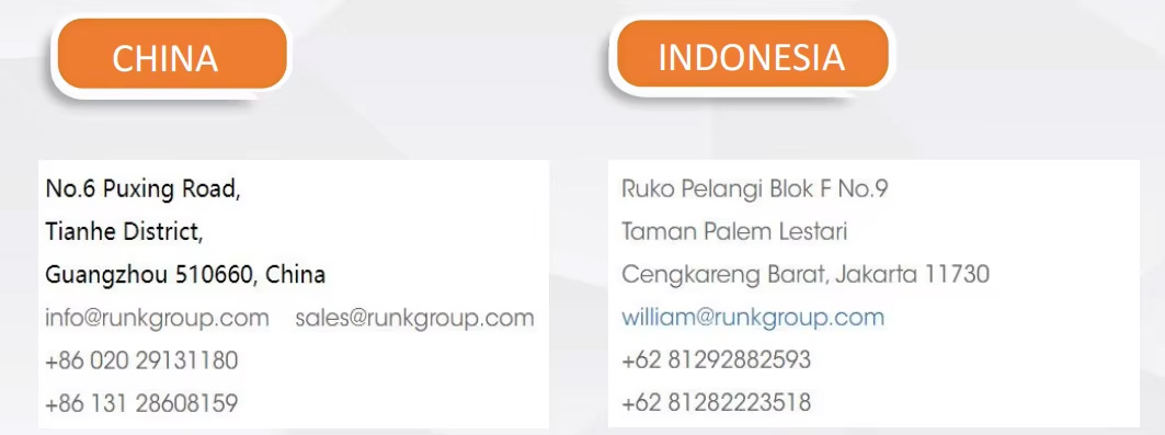 contact Runk packaging company 
